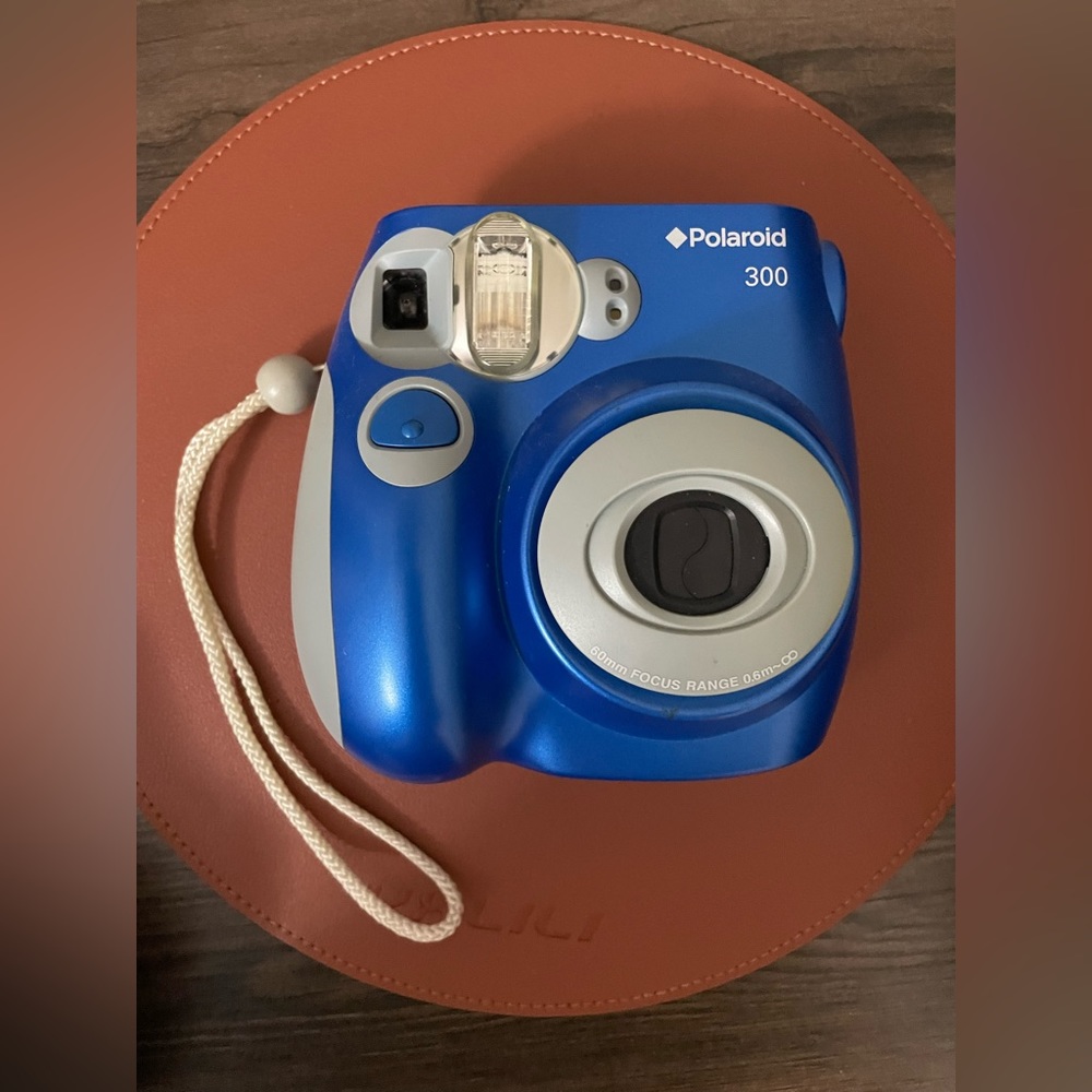 Polaroid PIC-300 Instant Film Camera (Blue)